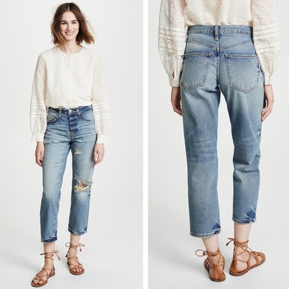 Free People Denim - NWT FREE PEOPLE Ripped Boyfriend Jeans